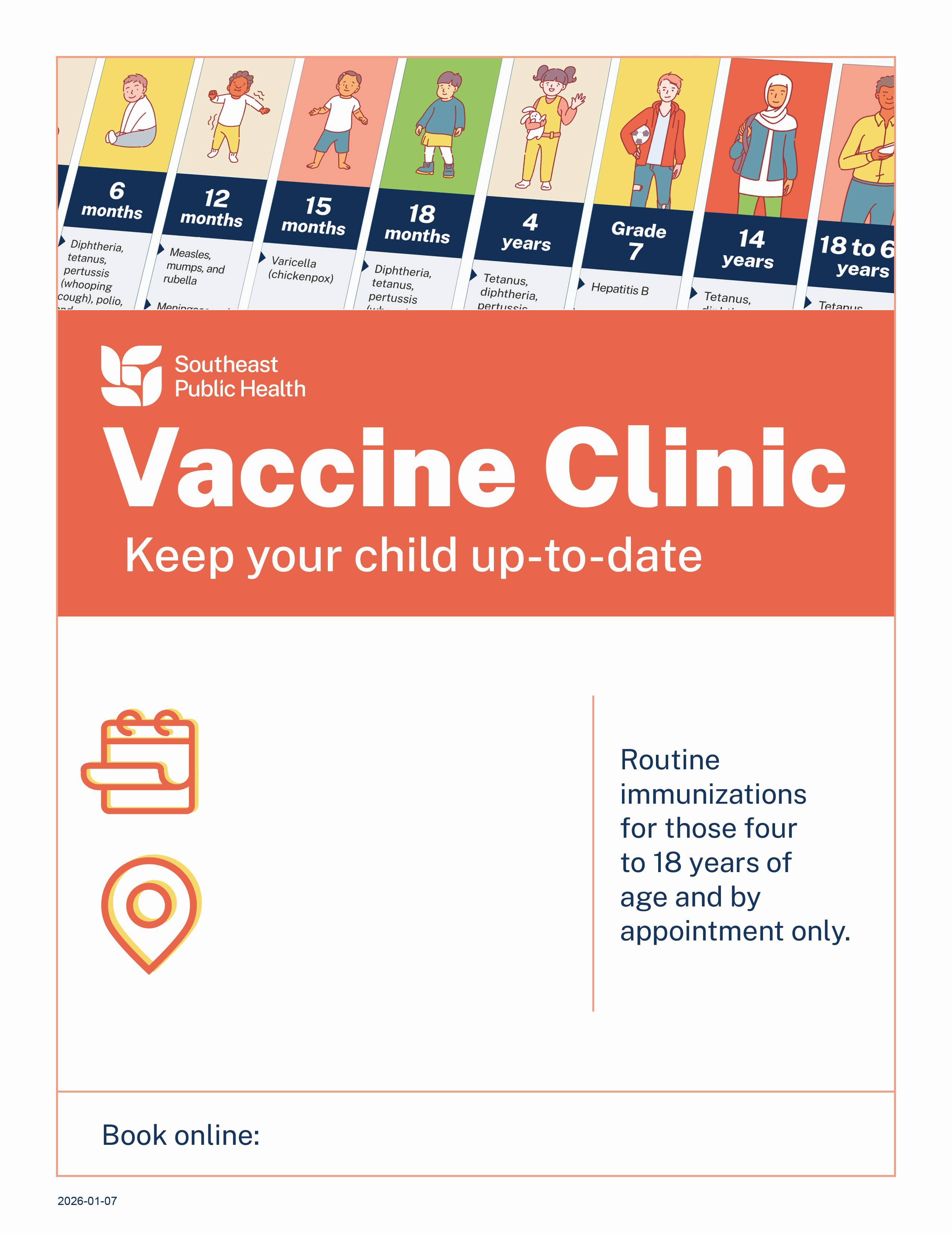 2026 01 12 vaccine clinics newsletter insert PADay Jan30