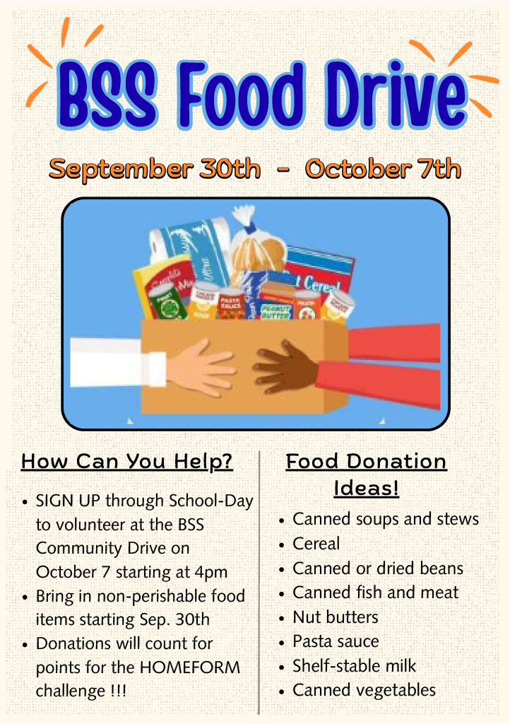 Food Drive Poster